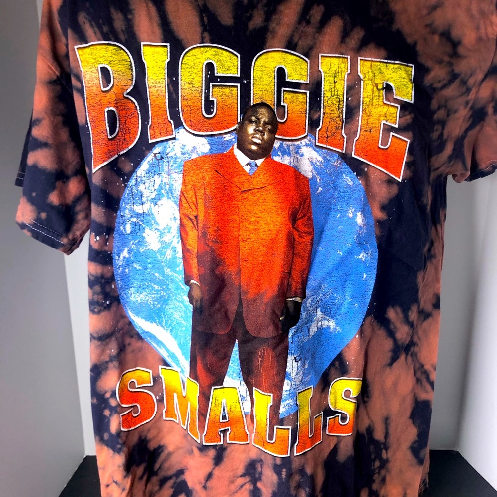 Notorious BIG Biggie Smalls World Tie Dye T-shirt